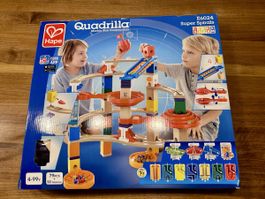 Hape Quadrilla Super Spirals Kugelbahn, komplett, wie neu