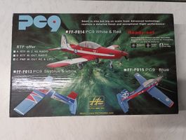 Pilatus PC9 in rot/weiss RC Modellbau 