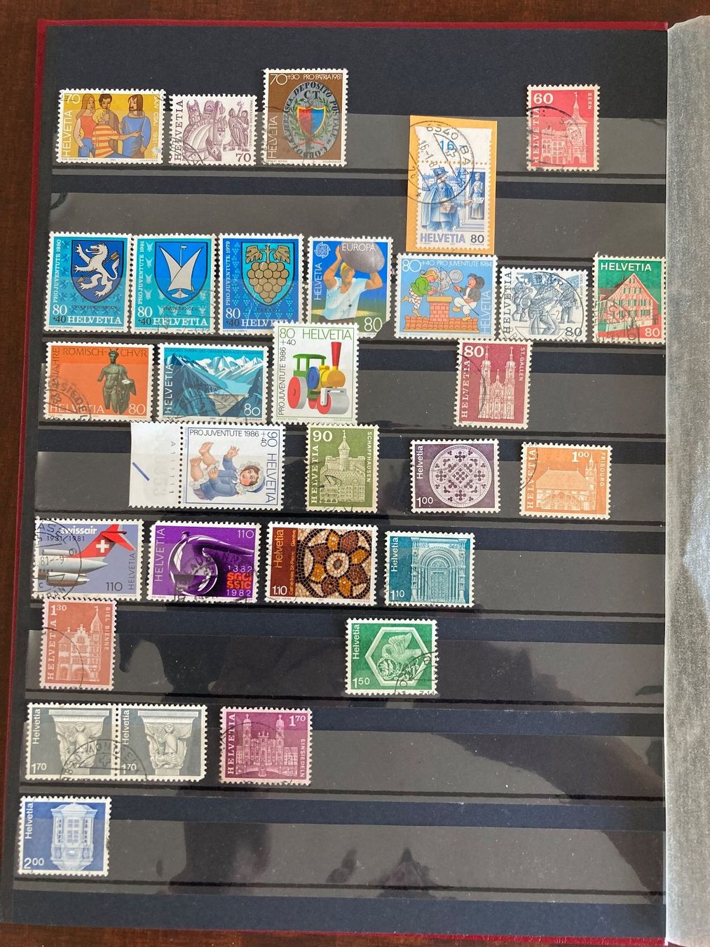 Alle Briefmarken: Briefmarkenalbum mit alten Schweizer Briefmarken – Gebraucht aus Bachenbülach von poschte22 3