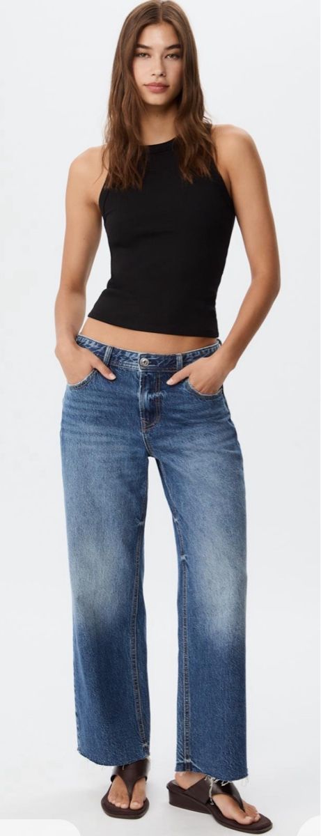 Jeans: Graue Stradivarius Jeans, Gr. 38 – Gebraucht aus Adetswil von jul_qvl5 4