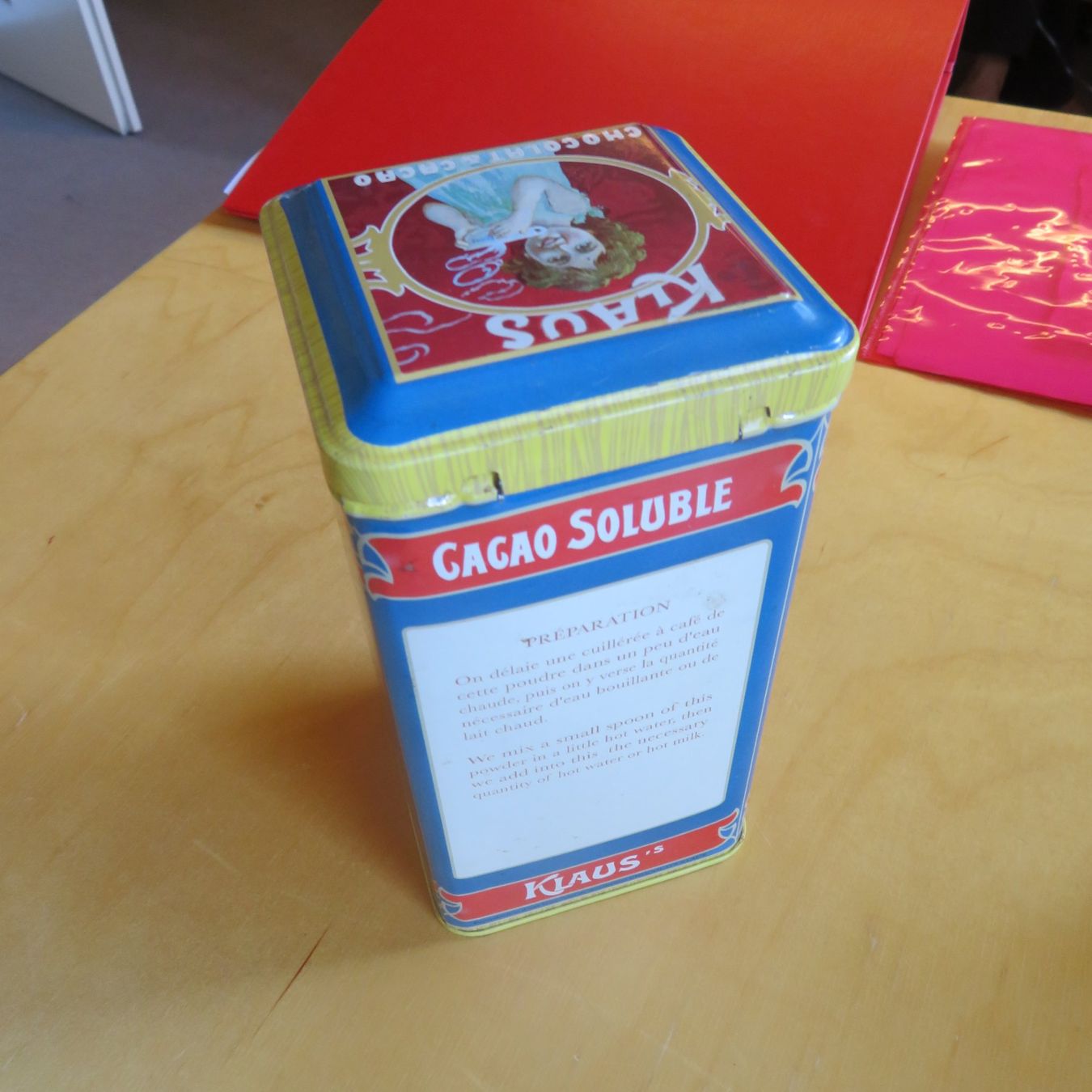 Contenitori & Simili: Blechbüchse Klaus Cacao nostalgisch Chocolade – Usato da Sirnach venduto da Pepeballoni 2
