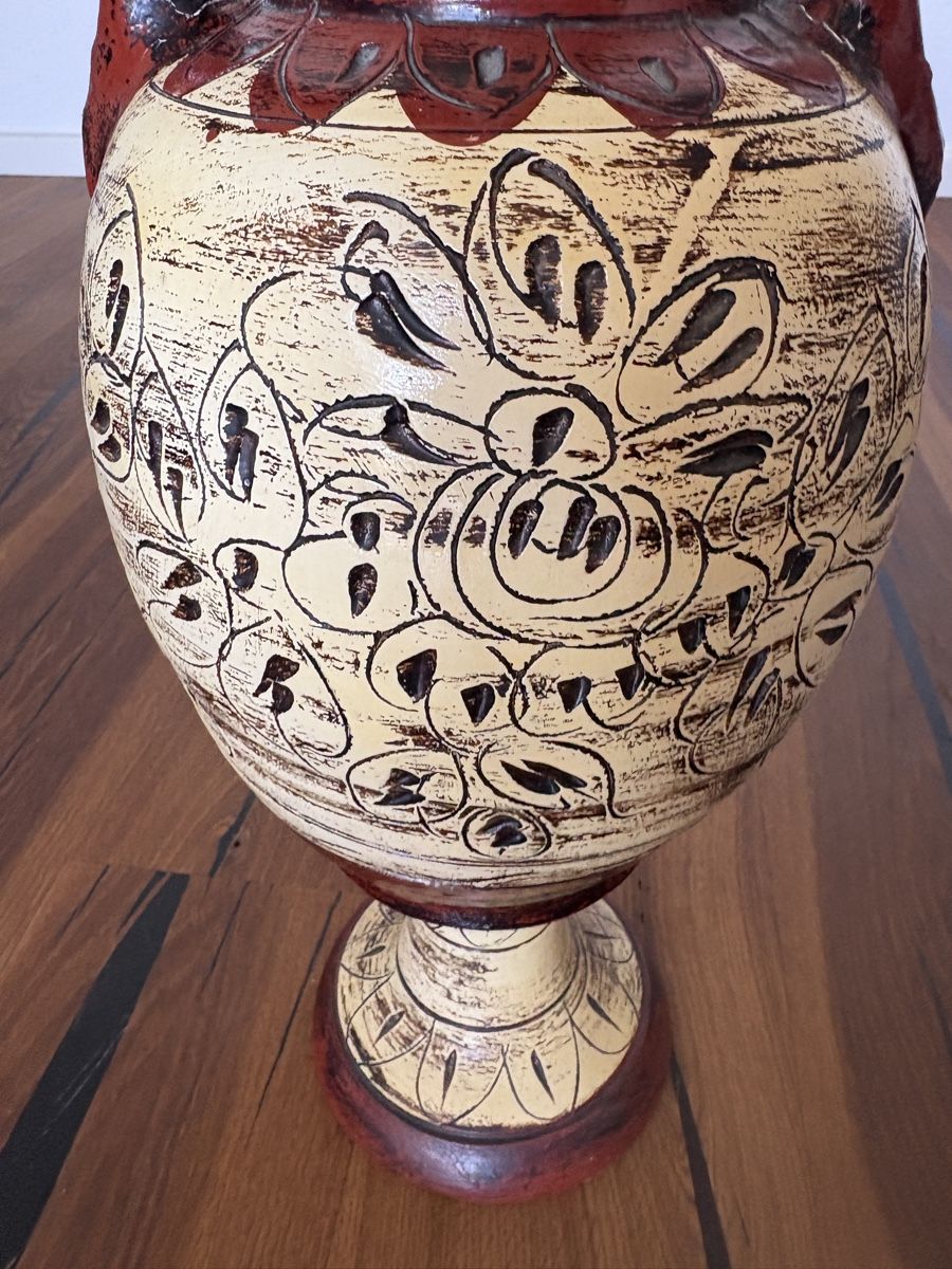 Tutte le decorazioni: Amphore, Dekovase beige-rot – Usato da Oetwil am See venduto da Luja37 3