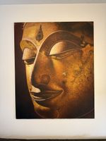 Buddha Gemälde, Leinwand 120x98