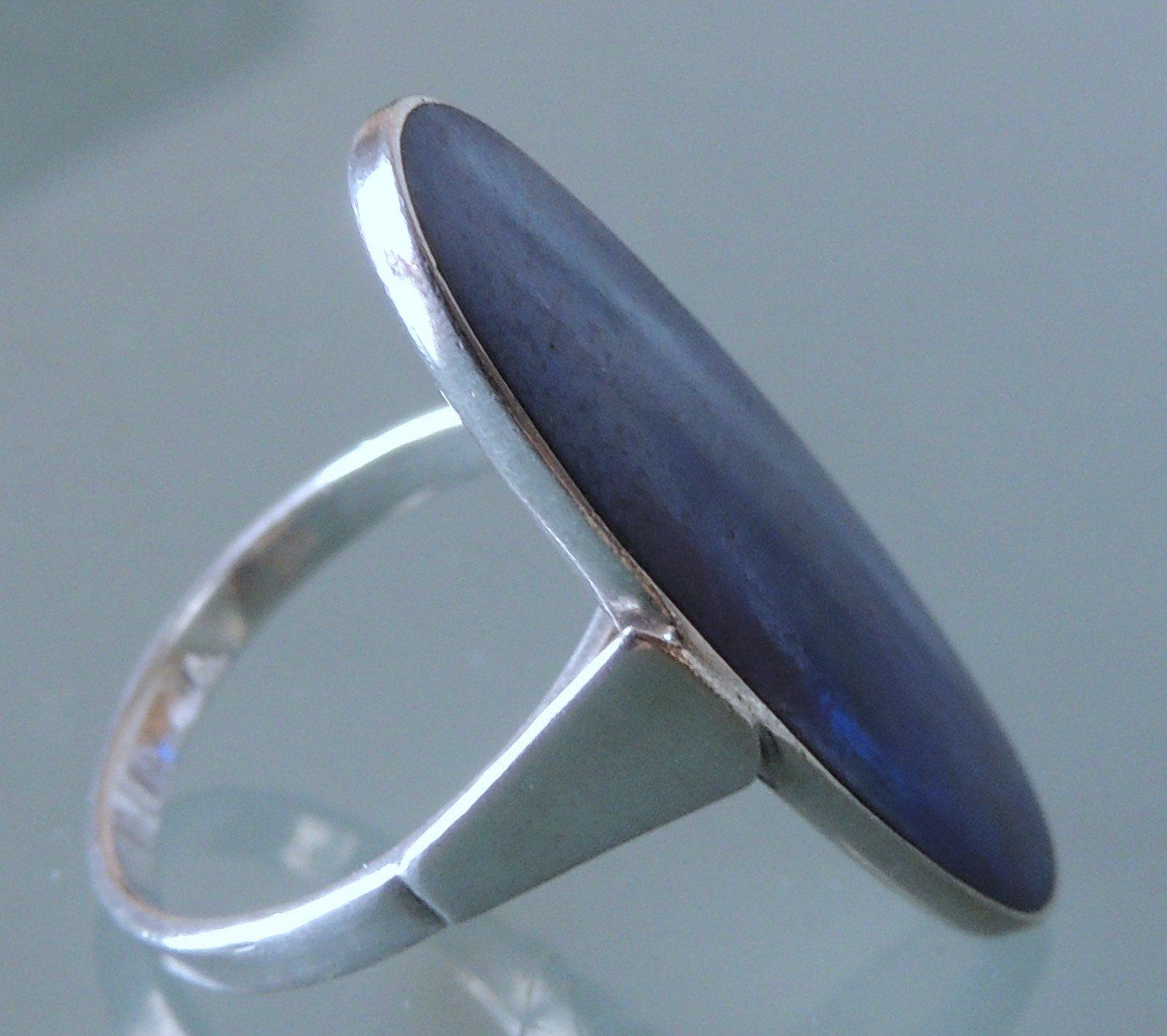 Anelli: Lapislazuli Silber 925 Fingerring Gr. 54 – Usato da Waldenburg venduto da schaller707 4
