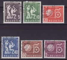 Dienstmarken BIT Satz SBK-Nr. 95-100 (Darstellungen 1956)