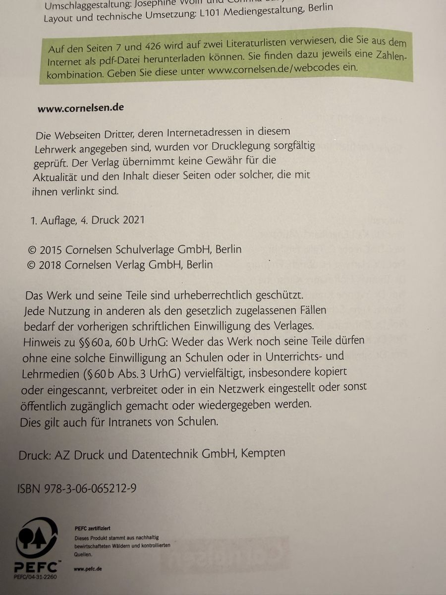 Libri: Geographie unterrichten lernen  – Usato da Bremgarten AG venduto da Bover1 1