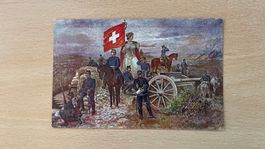 Ansichtskarte Helvetia beschützt ihre Söhne
