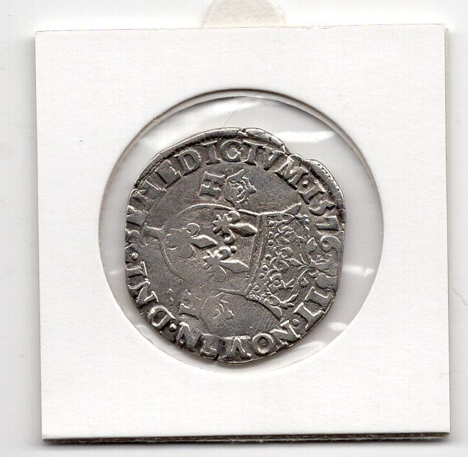 Tutti le monete: (2270) Frankreich, Teston 1576, Silber, ss – Usato da Rüthi (Rheintal) venduto da erdnuessli1 1
