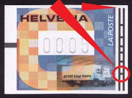 ATM 16.1_1. Auflage_Abart "WEISSER PUNKT in LEITER rechts" !