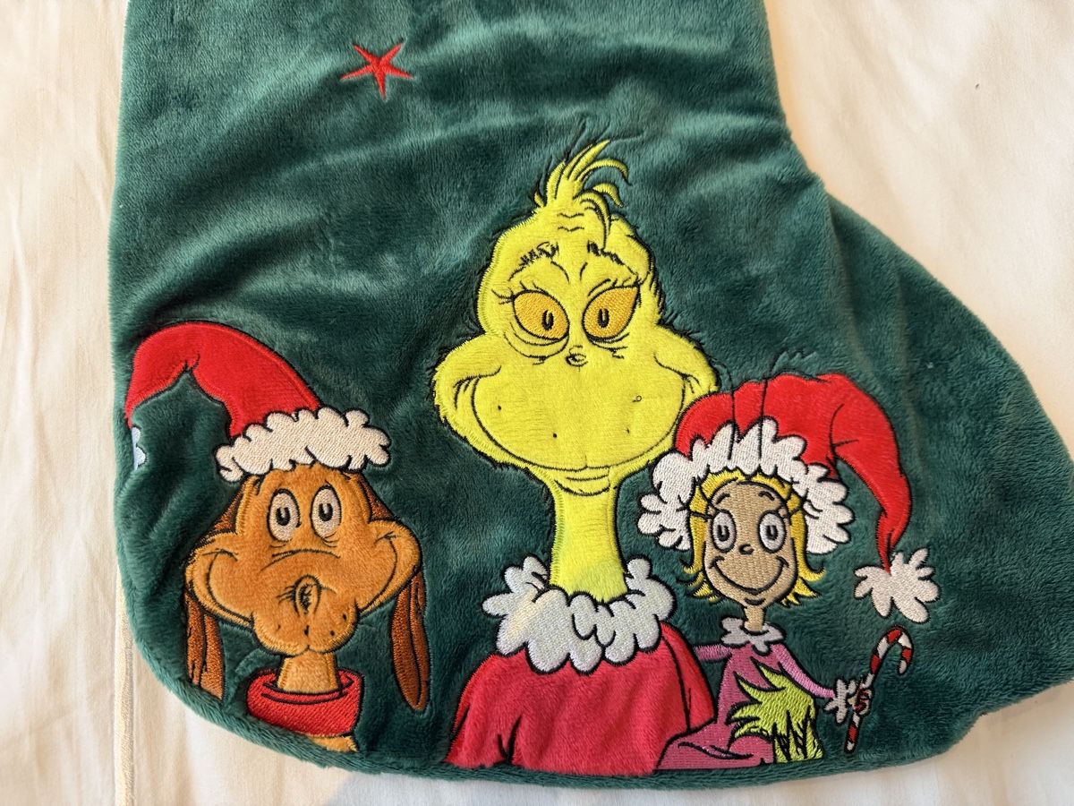 Tutte le decorazioni: Grinch Christmas Stocking – Nuovo e nell'imballaggio originale da Buttikon SZ venduto da trz_6ht8 1