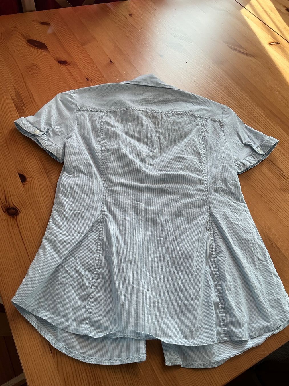 Camicette: STREET ONE Sommer Bluse,  hellblau gestreift, Gr.  36 – Nuovo (secondo la descrizione) da Aesch BL venduto da Fortexx 4