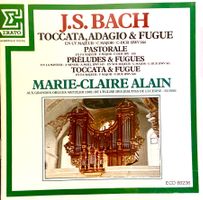 CD J. S. BACH – TOCCATA • ADAGIO • MARIE-CLAIRE ALAIN Orgel