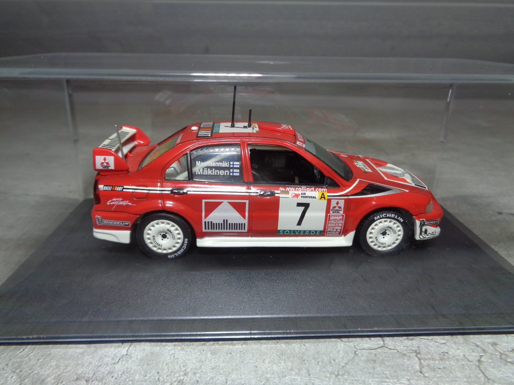 Mitsubishi Modellini d'auto: Ixo 1:43 Mitsubishi Lancer Evo VI Rallye – Usato da Reconvilier venduto da rallycar 3