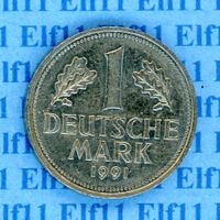 DEM___1.00 1991F vz-unz 1 Deutsche Mark