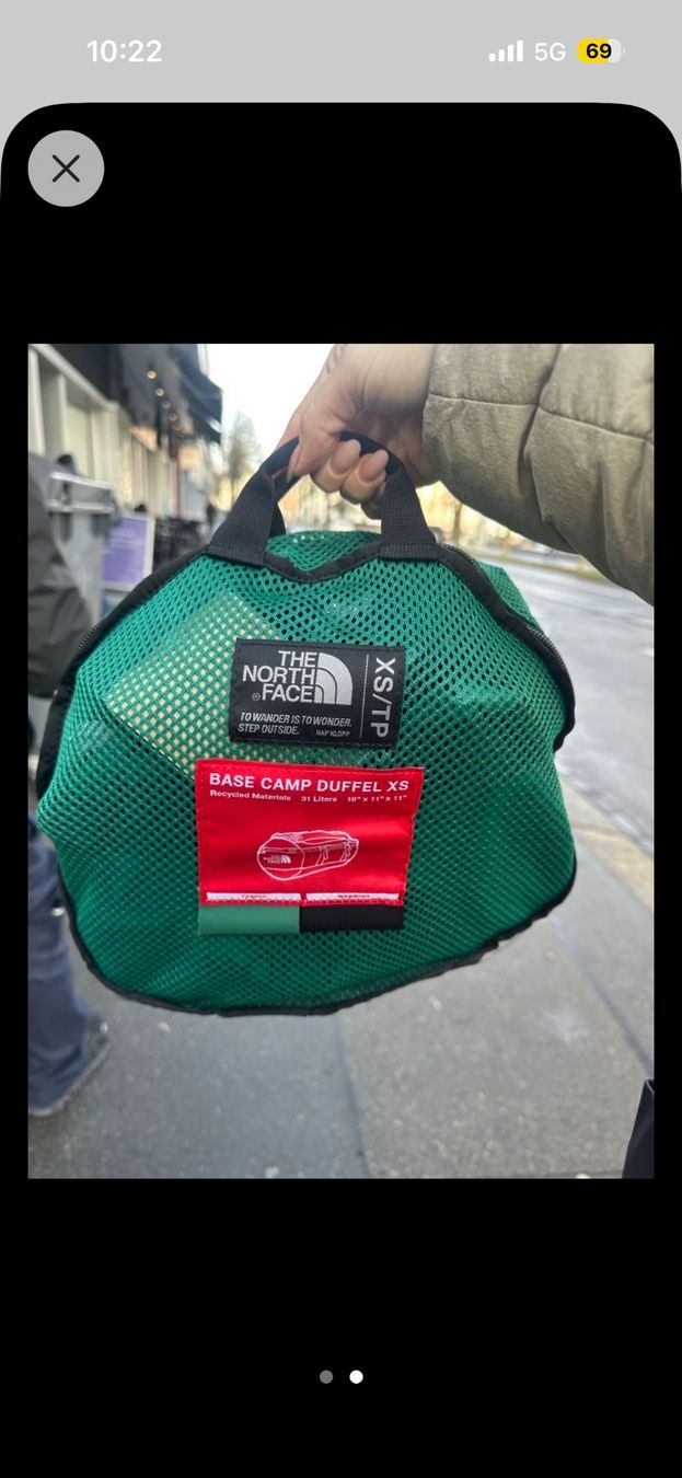 Borse: Northface Duffel xs grün, neu – Nuovo e nell'imballaggio originale da Meilen venduto da sveball 3