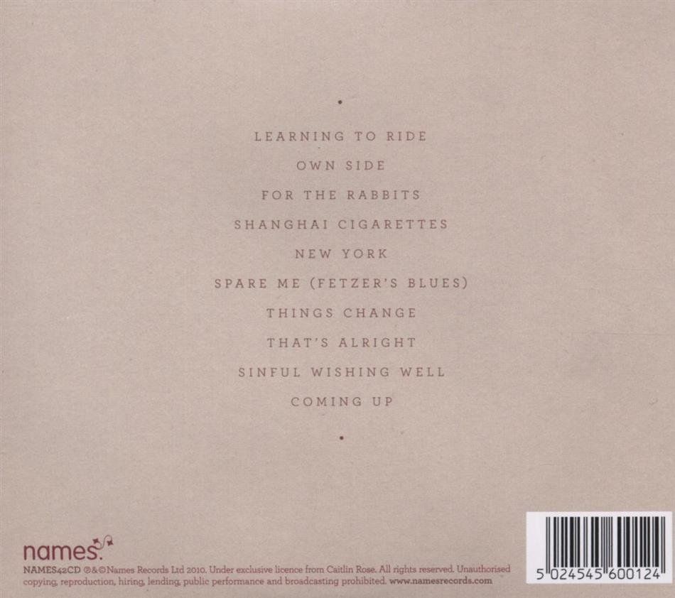 CD: Caitlin Rose - Own Side Now (Digipack) – Usato da Uzwil venduto da visions77 1