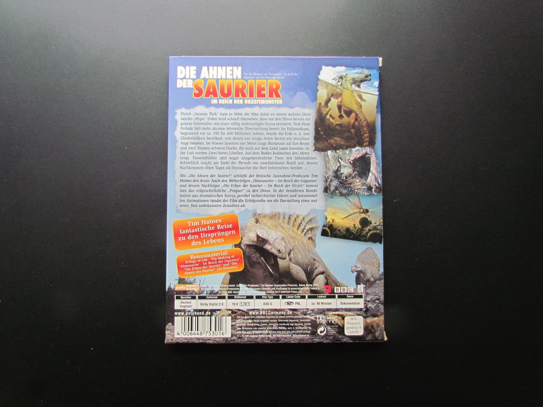 Tous les DVDs: Die Ahnen der Saurier – D'occasion à Wilen par joe_j8zn 2