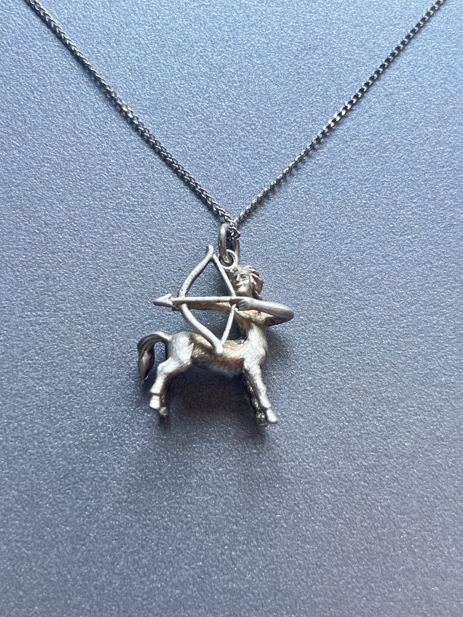 Ketten: Vintage Silver Sagittarius Centaur Archer Necklace! – Gebraucht aus Laufen von Trendmarket 5