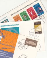 BRD Olympiade München 1972, 3er-Set