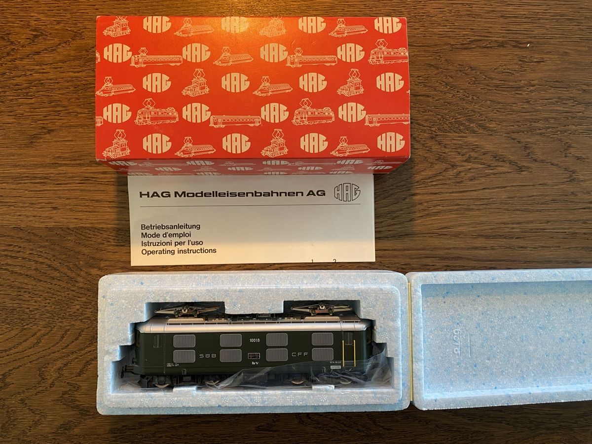 Hag Modellini di ferrovie: HAG 226 Re 4/4 Serie 1 SBB H0 – Usato da Glattpark (Opfikon) venduto da anywaya23 8