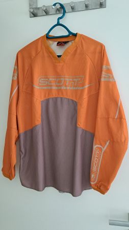 Pull motocross SCOTT orange-gris