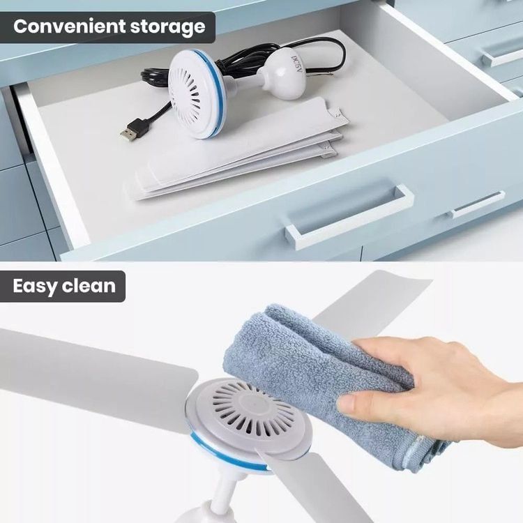 Ventilatori: Zelt Camping Deckenventilator Zeltdecken Fan Ventilator USB – Nuovo (secondo la descrizione) da Kirchdorf AG venduto da csnmclub 4