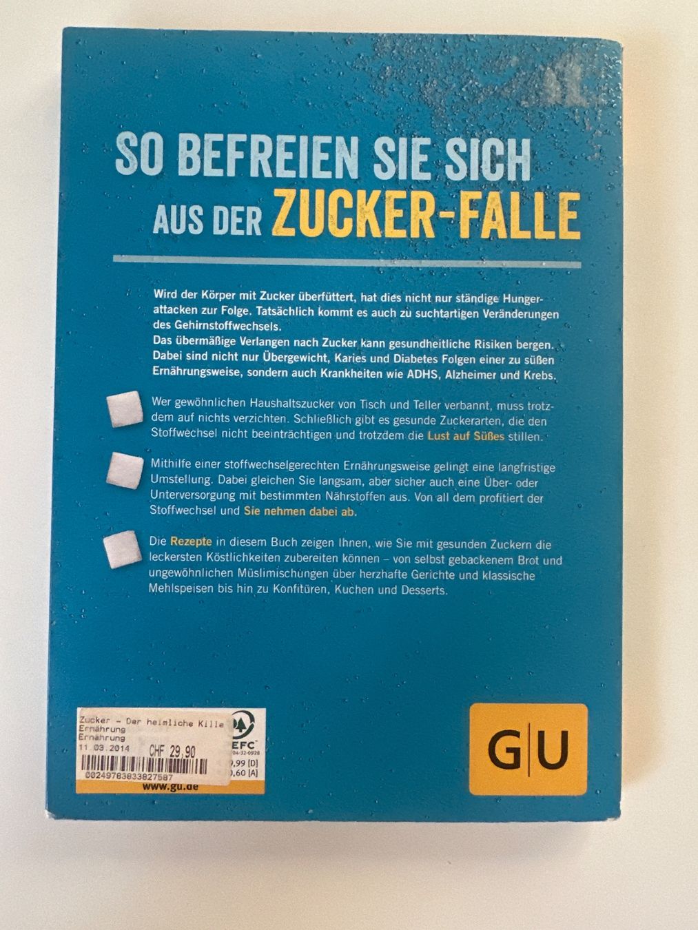 Livres: Zucker - der heimliche Killer – D'occasion à Schwarzenburg par mezulienka 2