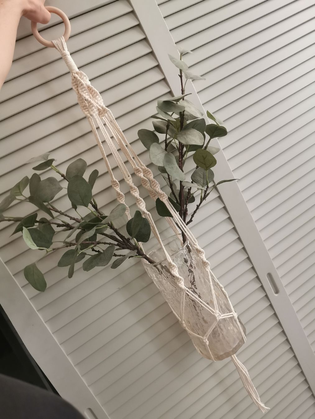 Tutte le decorazioni: Makramee Pflanzenhänger/Blumenampel, Boho-Stil – Nuovo (secondo la descrizione) da St. Gallen venduto da vi_fi 1