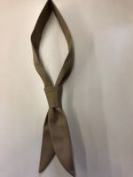 3 Schleifenkrawatten/Foulards Sandbeige