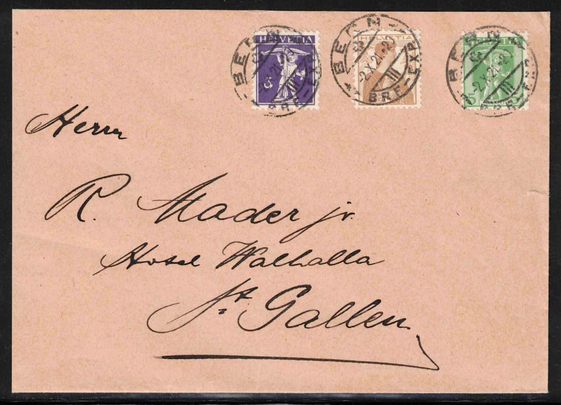 Alle Briefmarken: Brief mit Tellen Mischfrankatur – Neu (gemäss Beschreibung) aus Nuglar von Stamp88