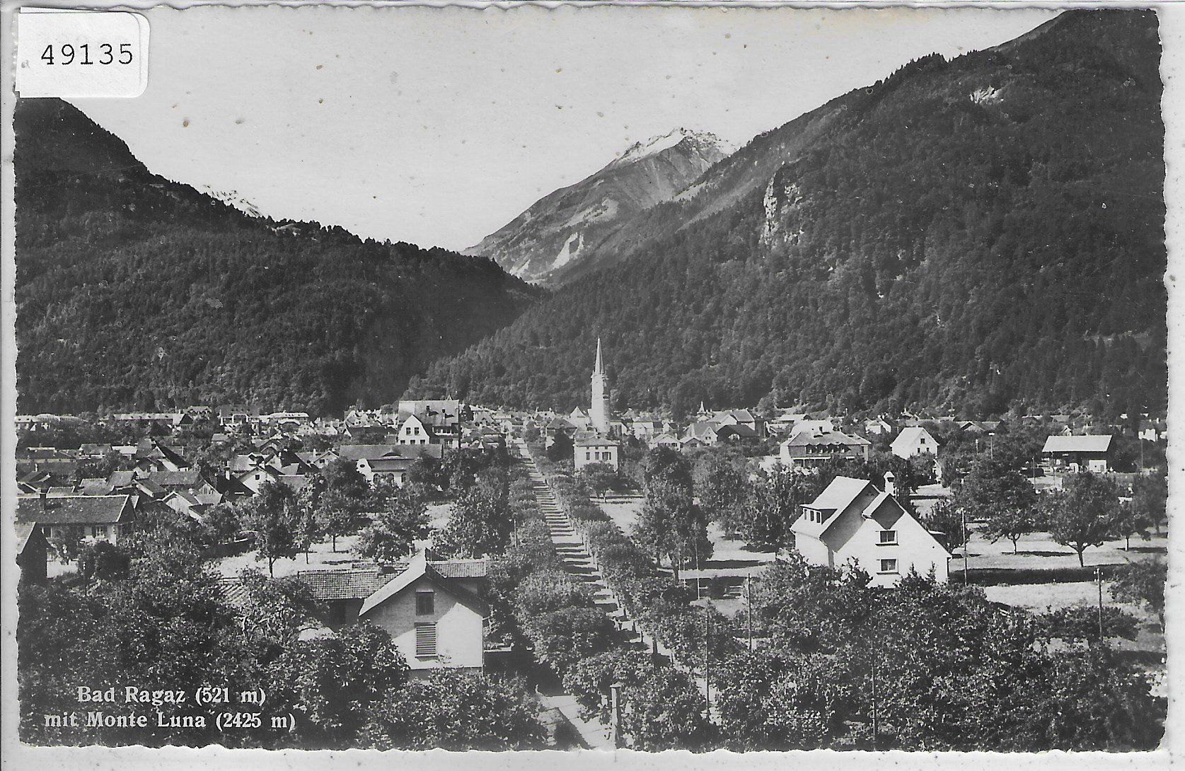 Cartes postales: Bad Ragaz mit Monte Luna – D'occasion à Ettingen par Kartenplanet
