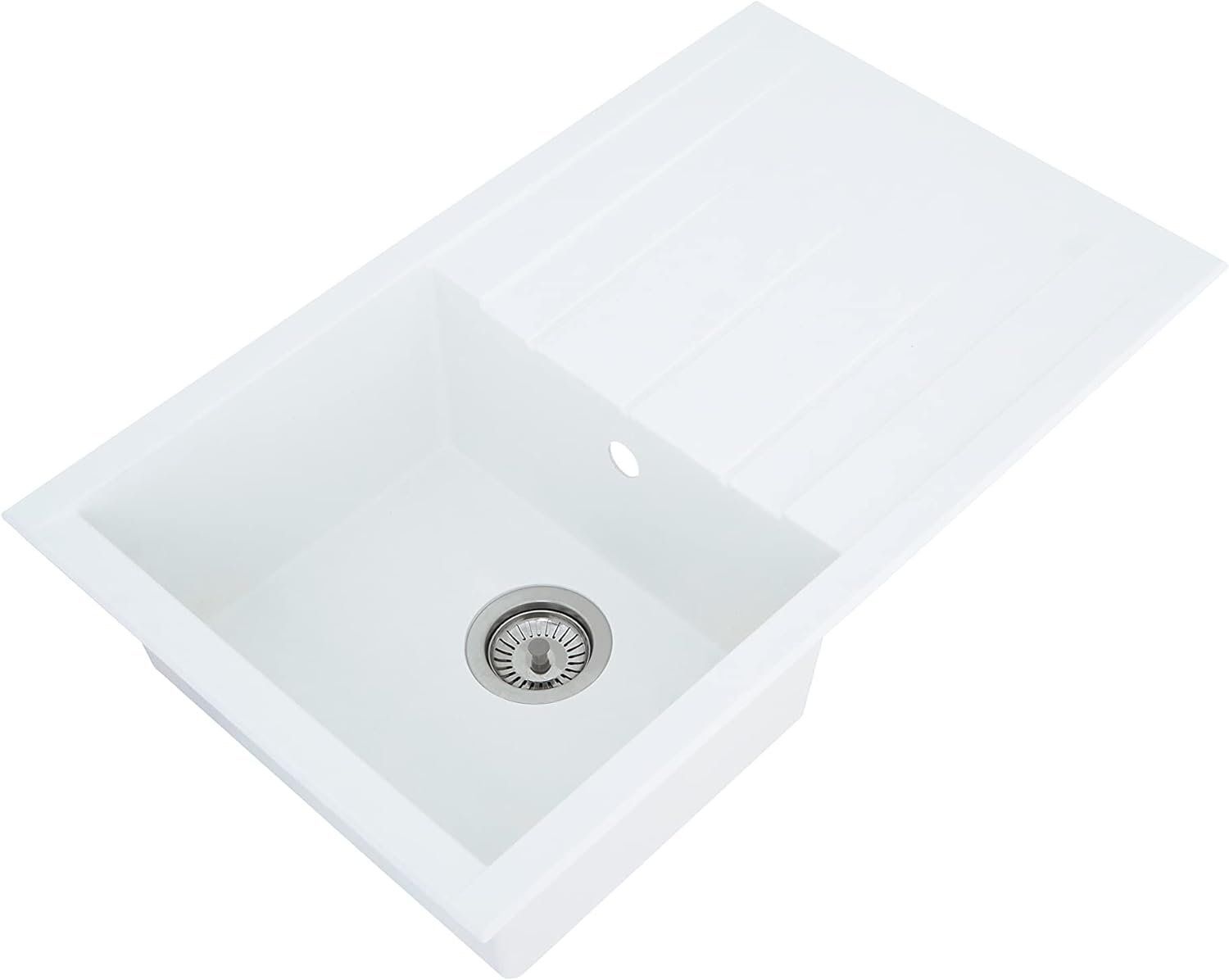 Spülbecken & Waschbecken: Respekta Houston weiß 80x50cm – Neu und originalverpackt aus Bottighofen von zaap 8