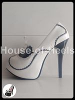 Escarpins Pleaser Bordello Teeze-01 43 talon 15.5cm plateau