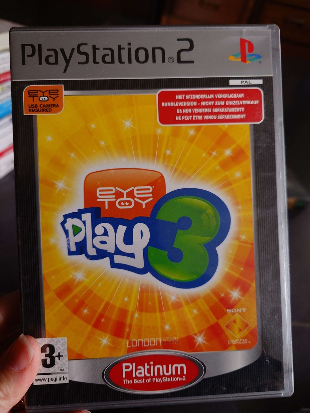 Spiele: PS2 EyeToy Play 3 - Platinum Version – Gebraucht aus Holziken von Ginginja