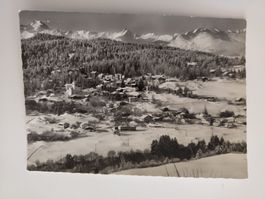 Flims-Waldhaus Bündner Oberländerbergen Schnee, dat. 1966
