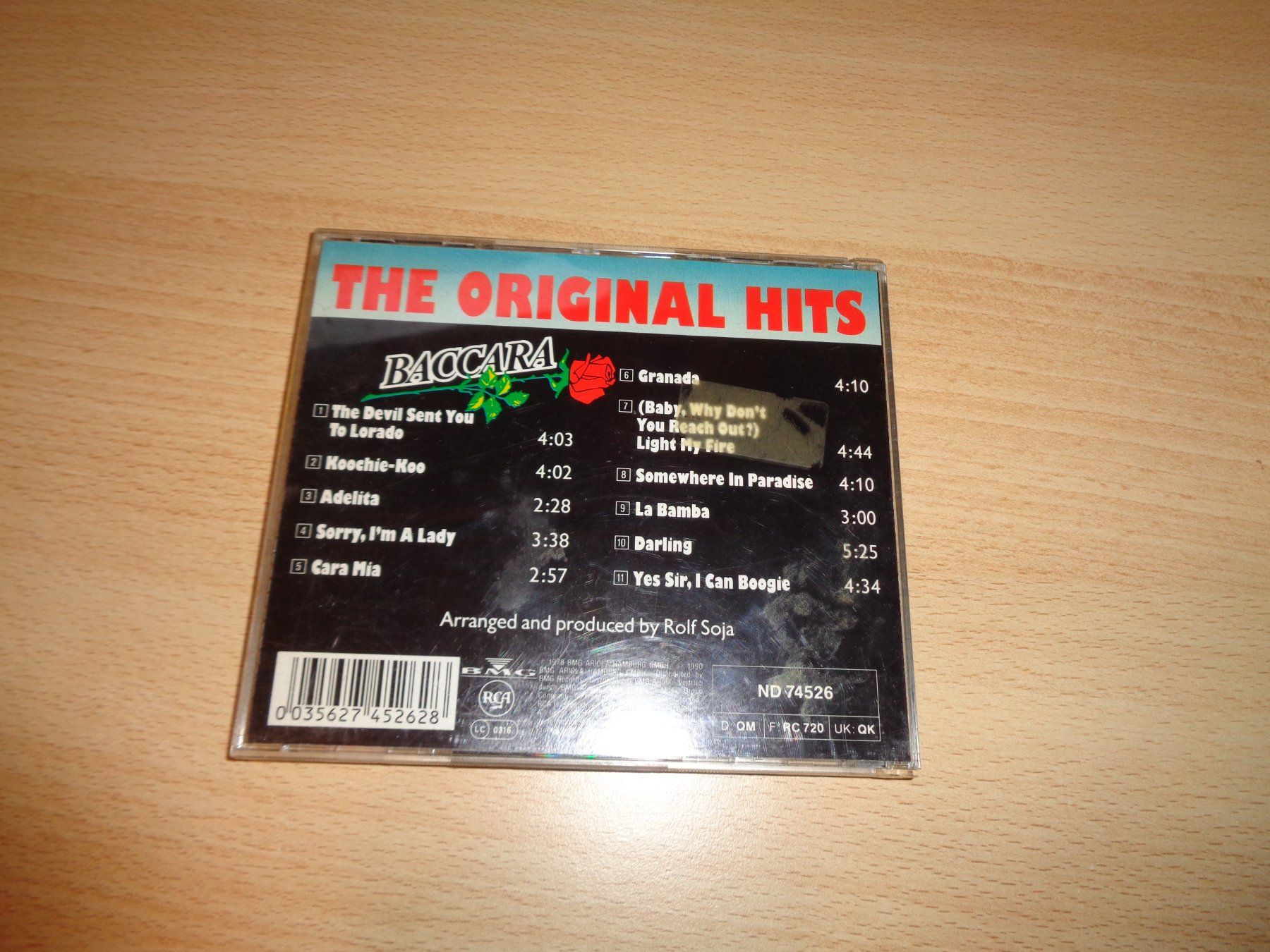 CDs: *** CD *** / BACCARA / THE ORIGINAL HITS – Gebraucht aus Othmarsingen von Leuchtturmlady 1