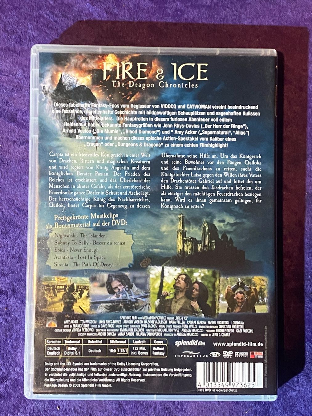 Tutti i DVDs: FIRE & ICE  The Dragon Chronicles DVD original – Usato da Zuerich venduto da SonderArt-Wertgut 2