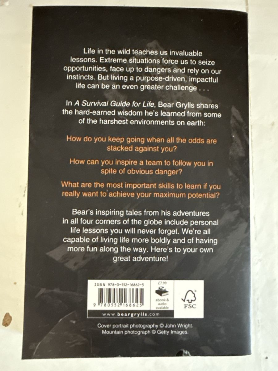 Libri: Bear Grylls: A Survival Guide for Life - Read Now! – Nuovo (secondo la descrizione) da Horgen venduto da Swiss_Carat 1