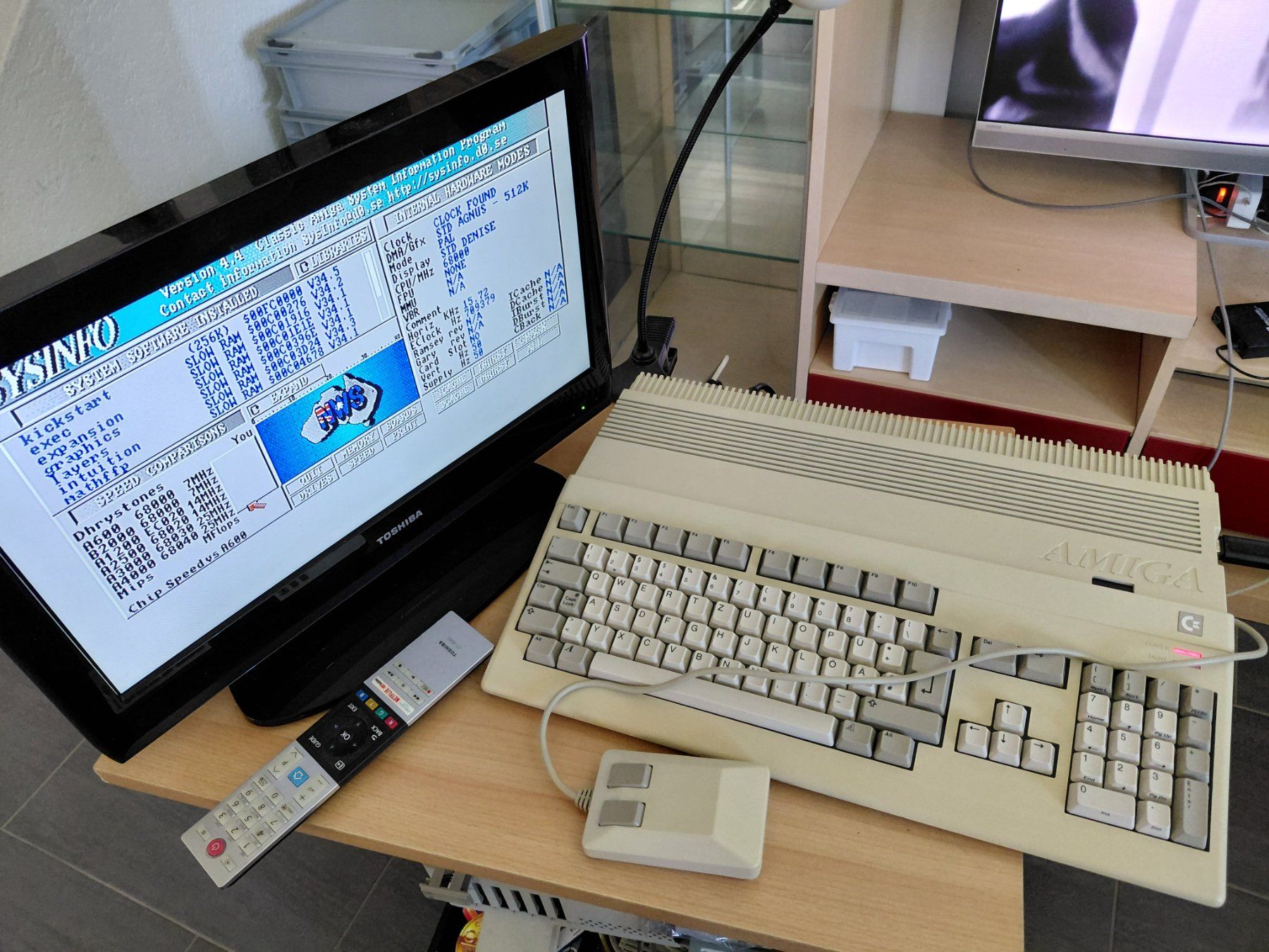 Commodore PCs: Amiga 500 Gotek + Bildschirm – D'occasion à Beringen par Beringen75 1