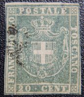 Toskana Altitalien Kat. 20 b gest. 1860 Kat. 150 Euro