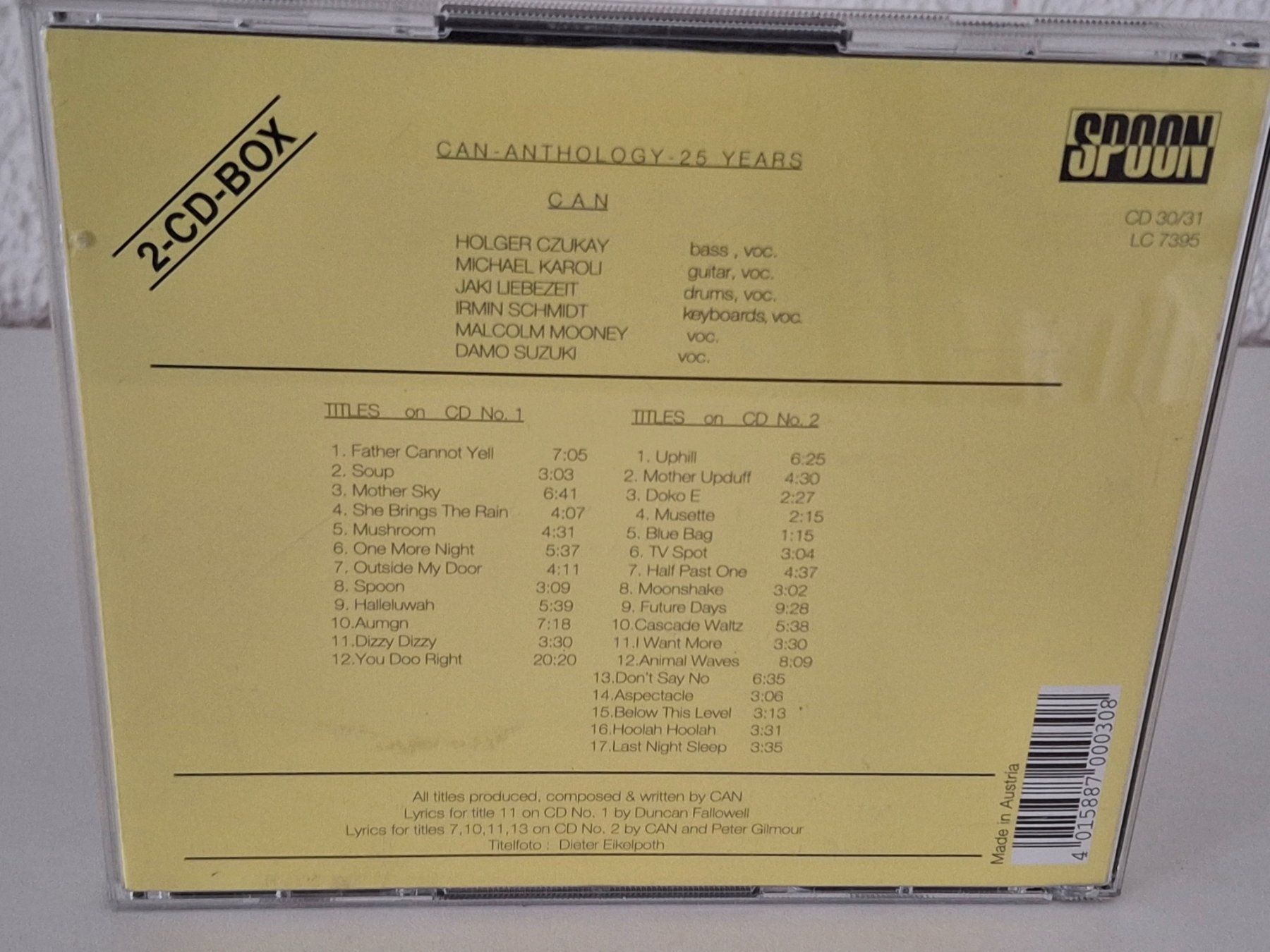 CDs: 2CD CAN - Anthology 25 Years - Krautrock – Gebraucht aus Aarberg von Jackup1 1