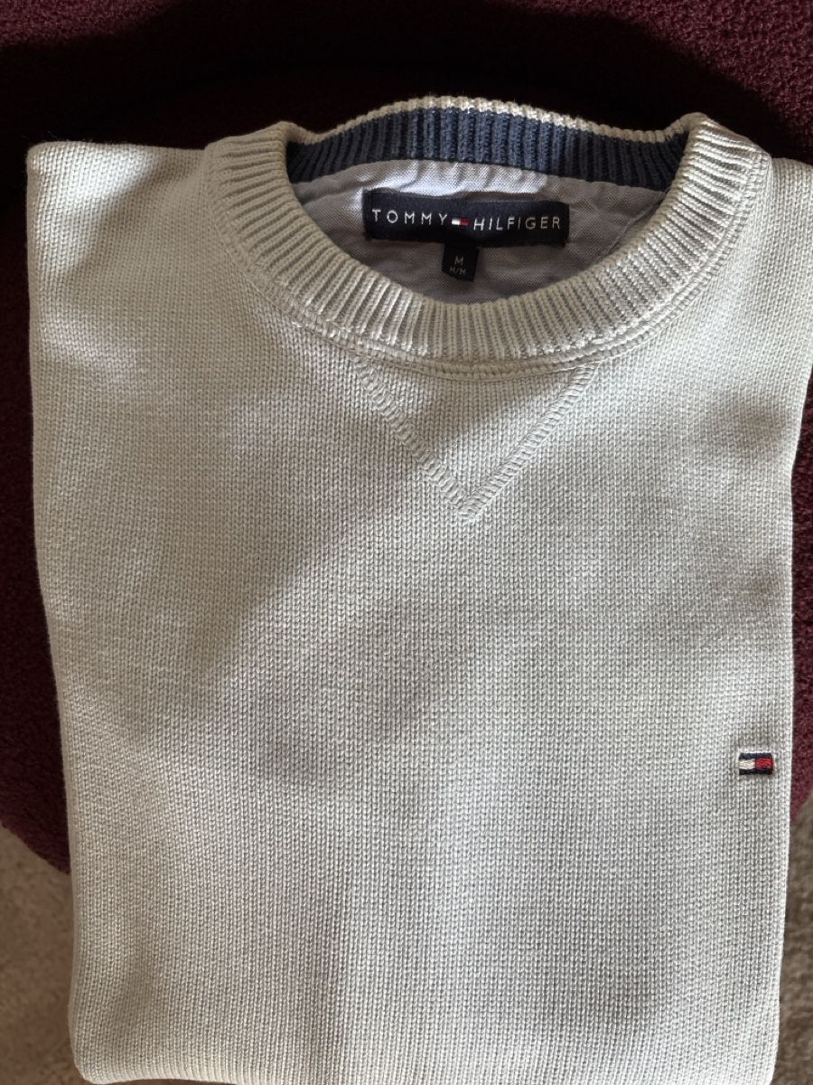 Tommy Hilfiger Pulls & Sweat-shirts: Pull Tommy Hilfiger bleu clair taille M.bon état – D'occasion à Crans Montana par vic_y8y7 1