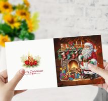 Diamond Painting 6 Stück Weihnachtskarten