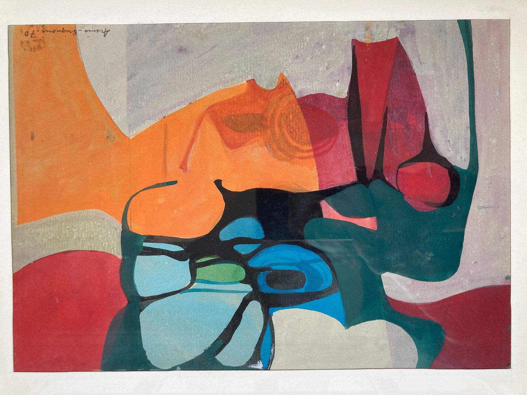 Dipinti: Graciela Aranis-Brignoni, Original, tempera – Usato da Basel venduto da ToniM25