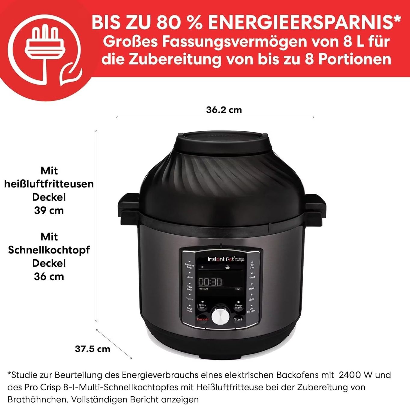 Küchengeräte: Instant Pot Multicooker Pro Crisp – Gebraucht aus Ittigen von Ra_ 3