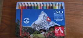 Caran Dache / Prismalo Buntstifte 30er Set Wasservermalbar 