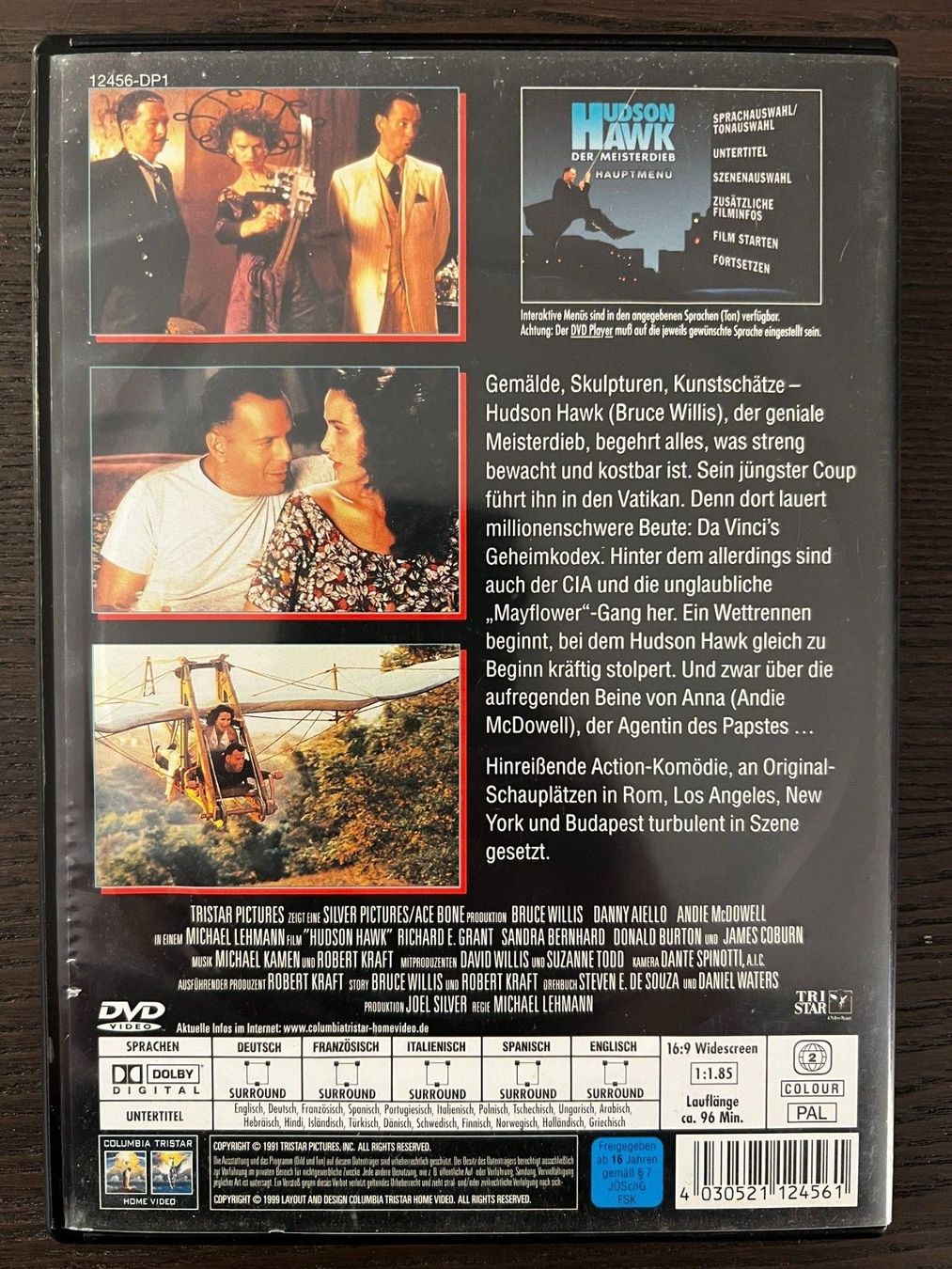 Alle DVDs: Hudson Hawk - Der Meisterdieb – Gebraucht aus Zürich von FilmFreunde 1