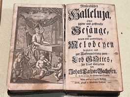 musikalisches halleluja, keine bibel, zürich 1767, gesangsbu