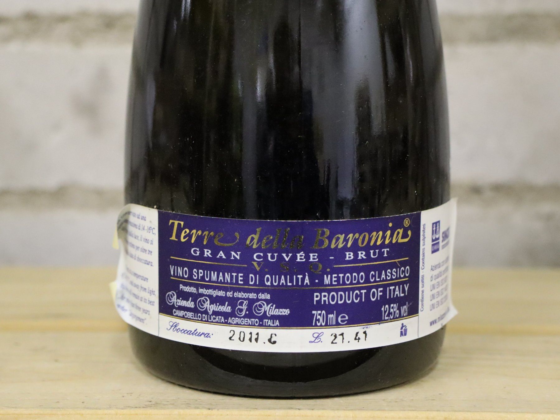 Wein: 2011 Terre della Baronia Gran Cuvée Brut – Neu (gemäss Beschreibung) aus Münchenstein von wusmarino 1
