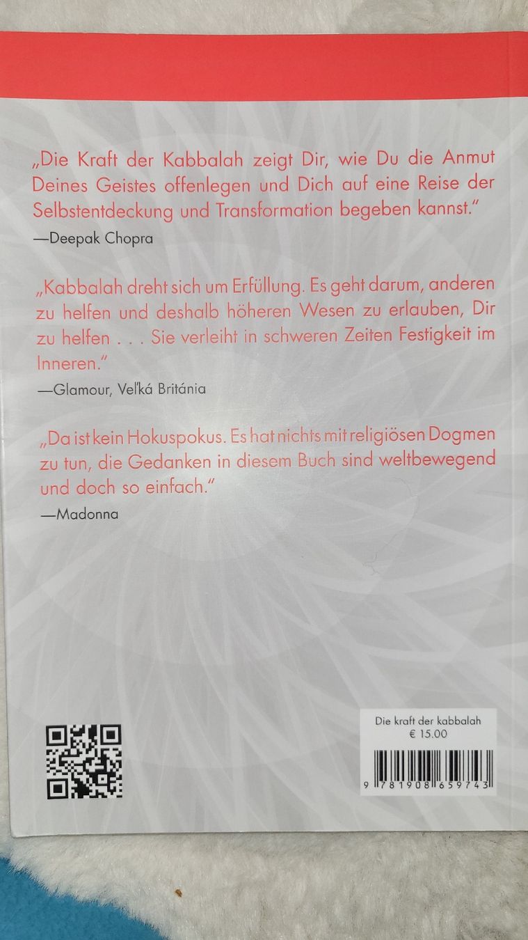 Libri: Yehuda Berg: Die Kraft der Kabbalah – Usato da Horgenberg venduto da Klatschmohnmaria 1